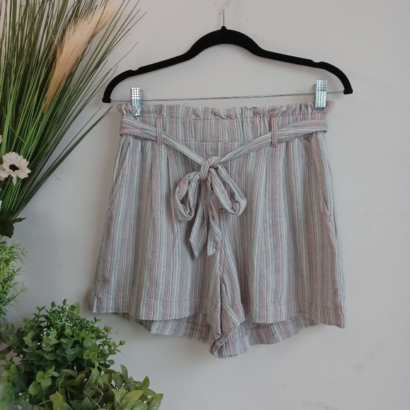 AE High Waisted Paperbag Soft Shorts - Picture 2 of 7